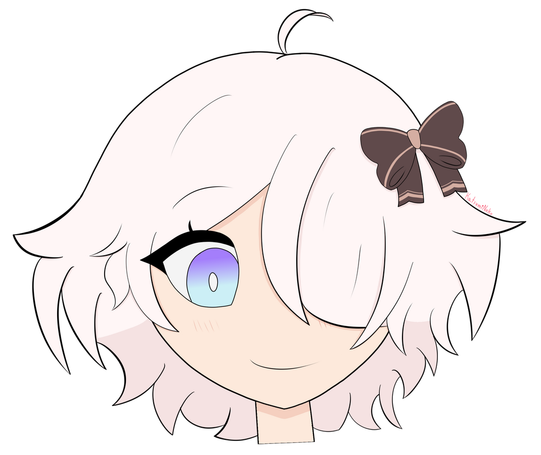 Yuki Head A picture I drew of my friend's OC, Yuki's, head.